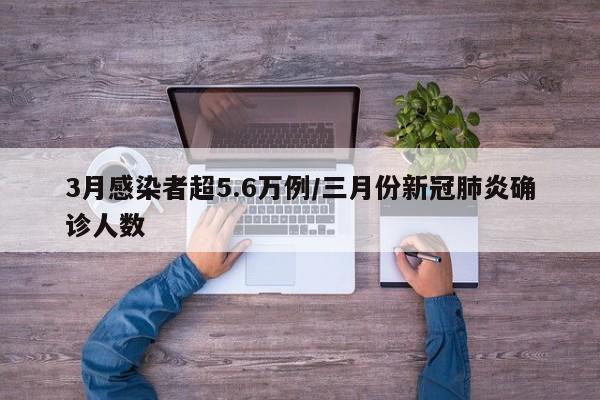 3月感染者超5.6万例/三月份新冠肺炎确诊人数